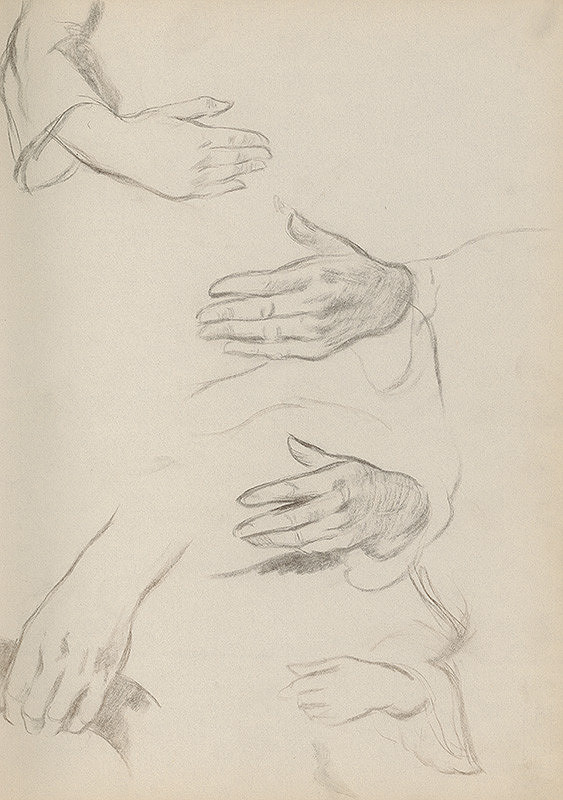 Štefan Polkoráb – Náčrtník s figur. štúdiami  