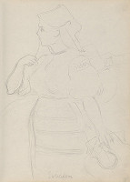 Štefan Polkoráb – Náčrtník s figur. štúdiami - S obedom 