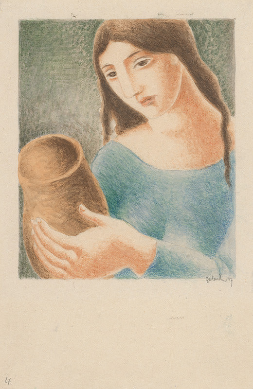 Mikuláš Galanda – Woman with a Vase