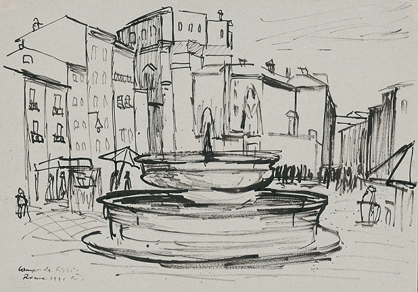 Matilda Čechová – Campo de Fiori in Rome 