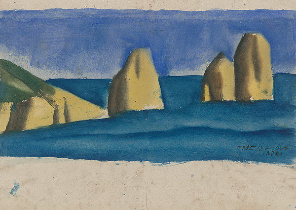 Ernest Zmeták – Sea at Capri