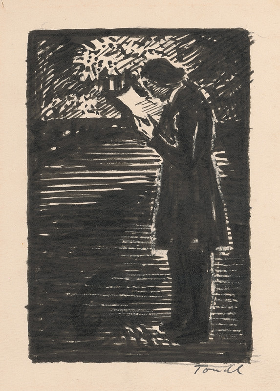 Karel Tondl – Čítajúci muž 