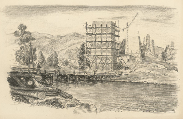 Matilda Čechová – Stavba viaduktu na Trati mládeže 