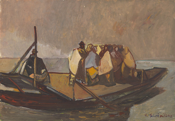 Vincent Hložník – Refugees (On a Ferry)