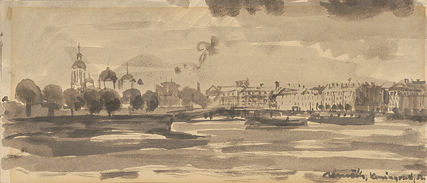 Július Nemčík – The Neva River Bank 