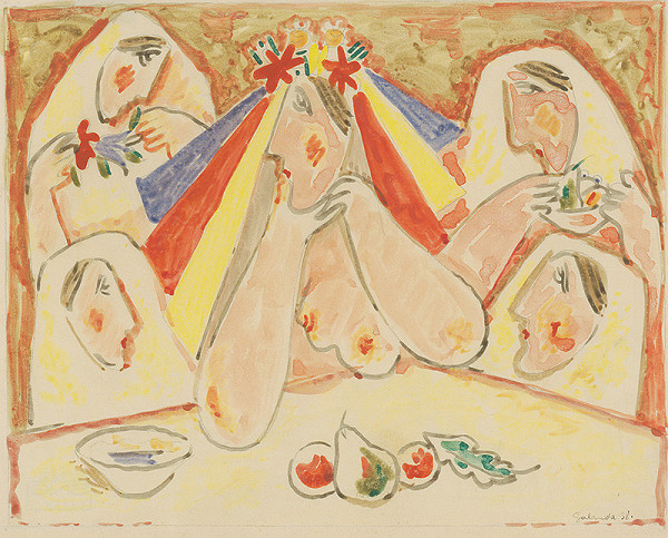 Mikuláš Galanda – Bride (Bride among Bridesmaids) 