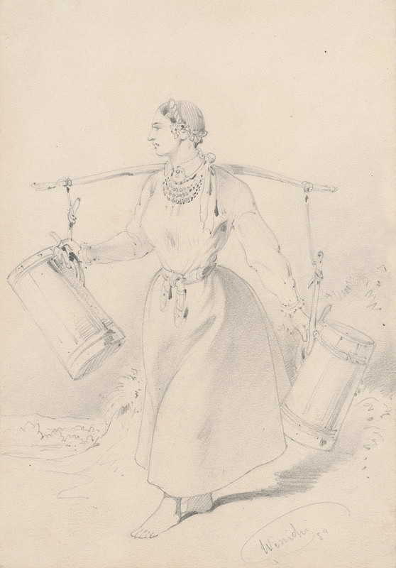 Friedrich Carl von Scheidlin – Woman Going for Water 