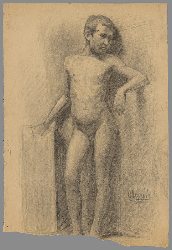Emil Alexay-Olexák – Study of Boyish Nude
