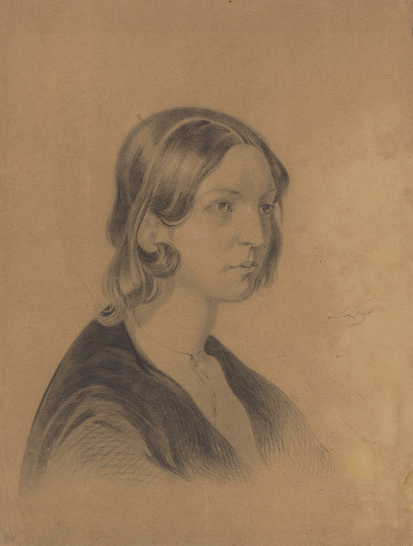 Friedrich Carl von Scheidlin – Portrait of a Young Woman