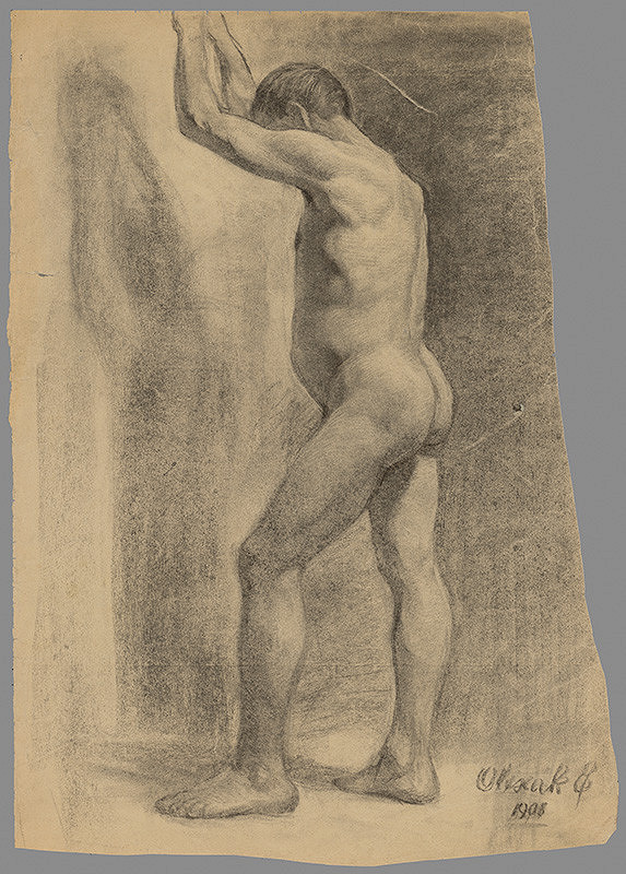 Emil Alexay-Olexák – Study of a Standing Man