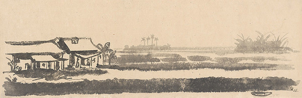 Ľubomír Kellenberger – Landscape from the Red River Delta 