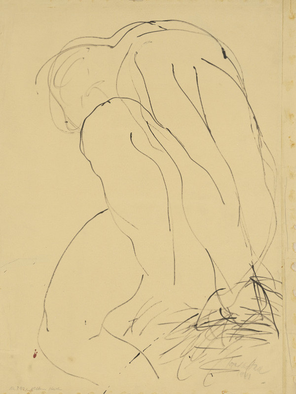 Jozef Kostka – Sediaci ženský akt 