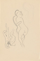 Mikuláš Galanda – Skicár s rôznymi štúdijnými kresbami 