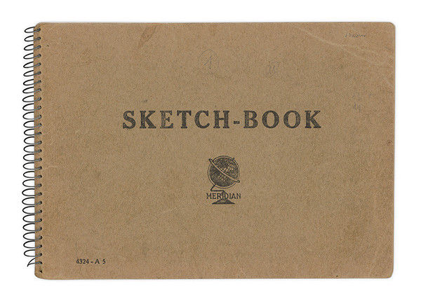 Mikuláš Galanda – Skicár s rôznymi štúdijnými kresbami 