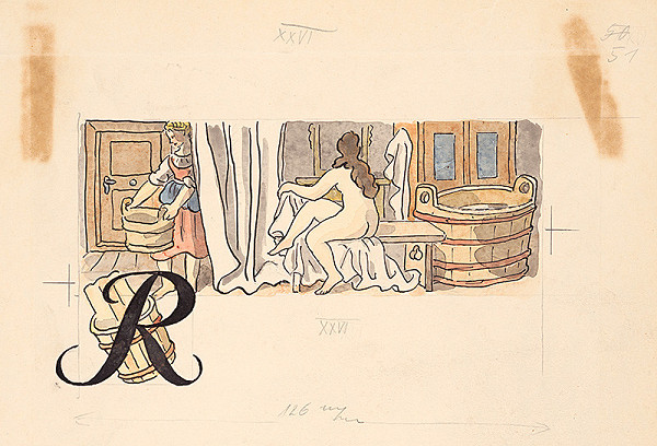 Jan Hála – Before Bathing 