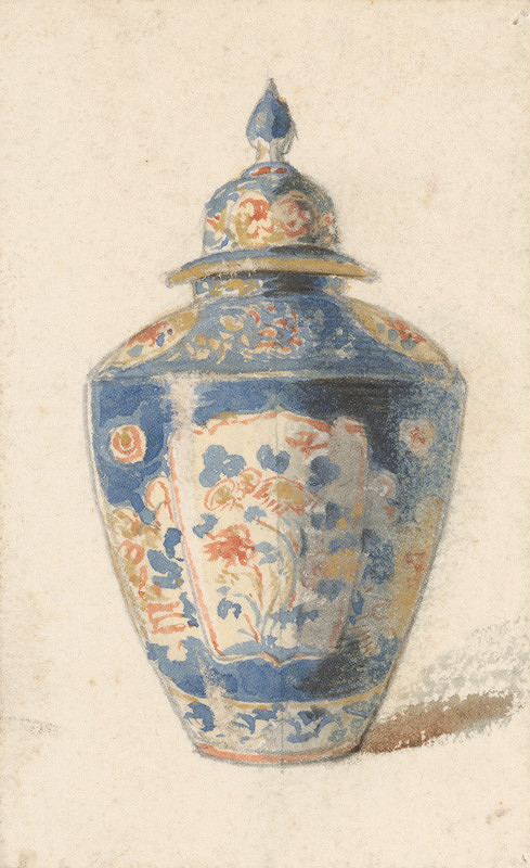 Friedrich Carl von Scheidlin – Štúdia porcelánovej nádoby