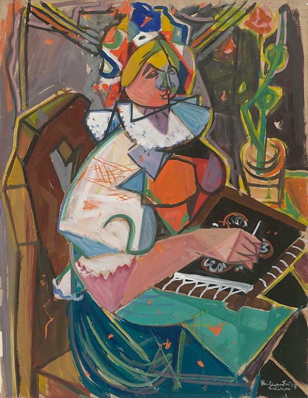 František Reichentál – Vyšívačka 