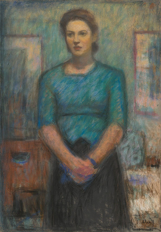 Janko Alexy – Dáma v zelenej blúzke 