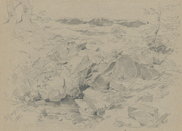 Friedrich Carl von Scheidlin – Mountain Stream
