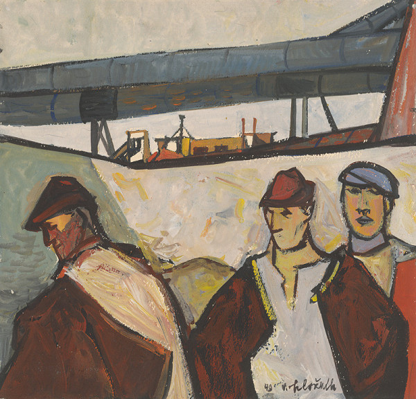 Vincent Hložník – Traja robotníci 