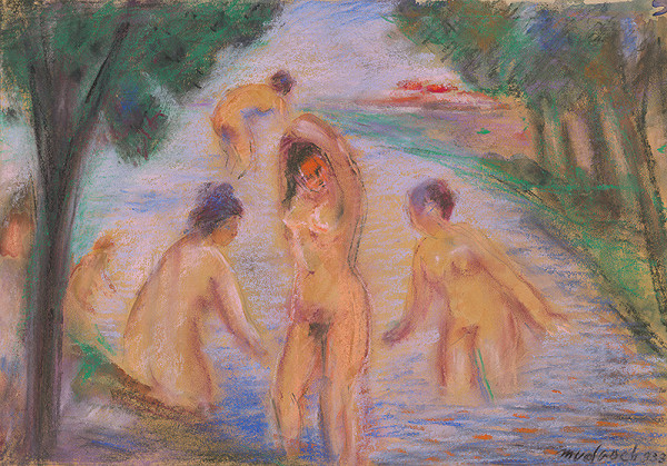 Ján Mudroch – Bathing Women