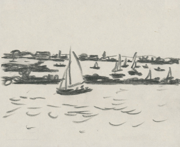 Peter Matejka – Study of Sailboats II. (Senec Motif) 