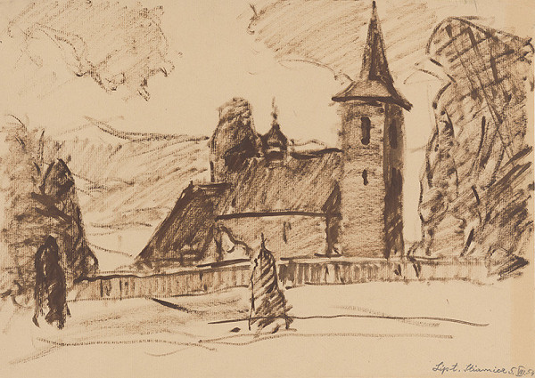 Jozef Kollár – Kostol v Liptovskej Štiavnici 