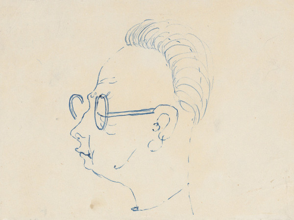 Imrich Weiner-Kráľ – Self-Caricature I.