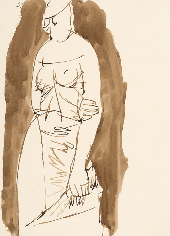 Jozef Kostka – Drawing of a Woman