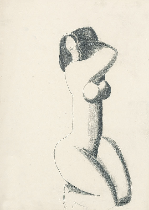 Pavol Tóth – Study of a Female Nude IV.  