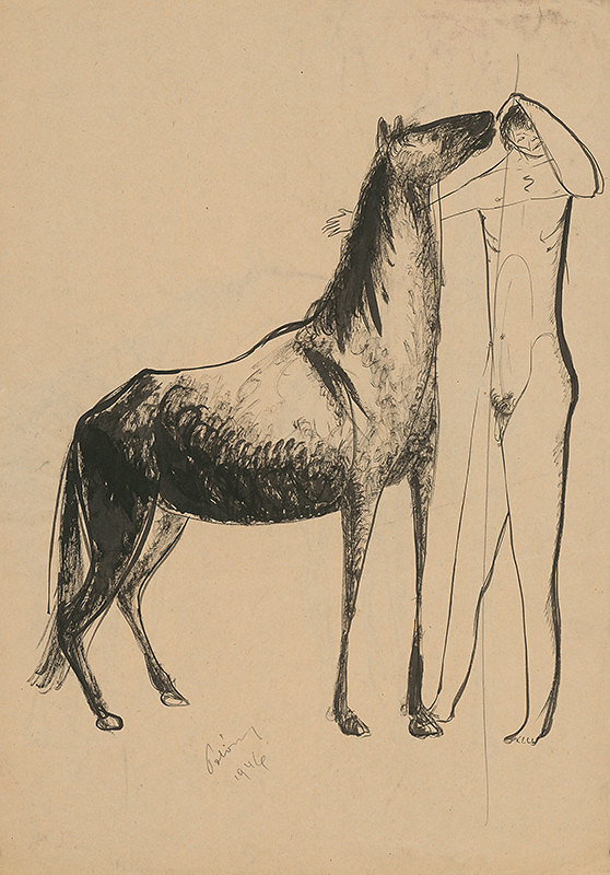 Elemér Polóny – Muž s koňom