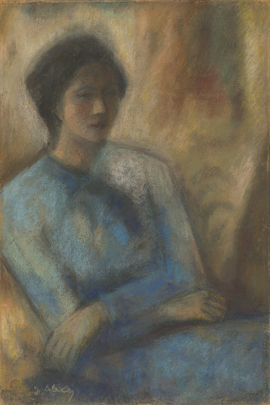 Janko Alexy – Portrait of Oľga Mistríková Harmanová