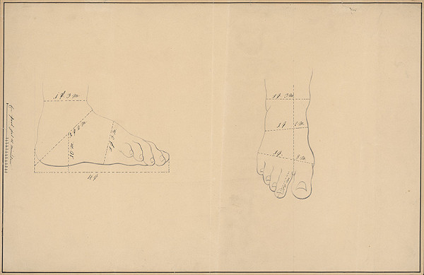 Ladislav Mednyánszky – Objemové štúdie nôh 