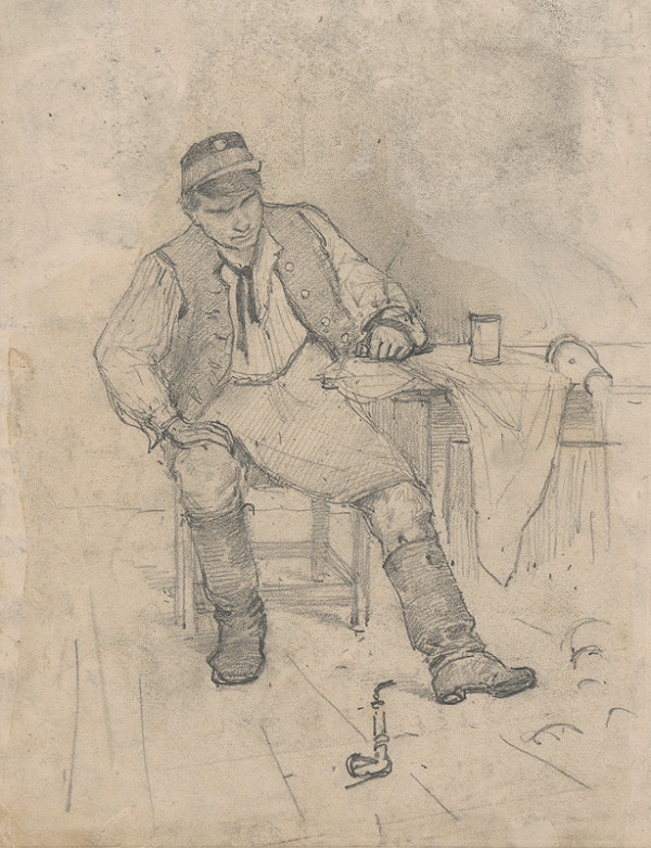 Ladislav Mednyánszky – V krčme 