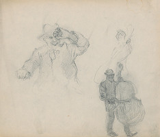 Gustáv Mallý – Skicár so 17. listami - Muzikant I. 