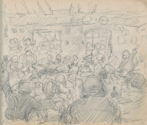 Gustáv Mallý – Skicár so 17. listami - Zábava 