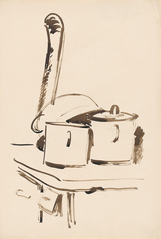 Miloš Alexander Bazovský – Kitchen Still Life