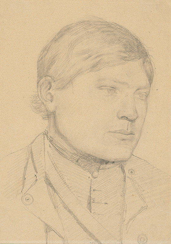 Ladislav Mednyánszky – Štúdia mládenca 