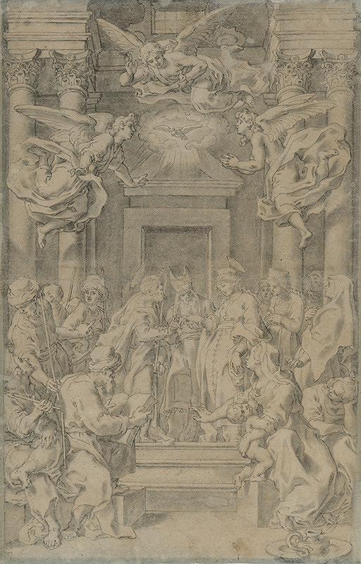 Taliansky maliar zo 17. storočia – Zasnúbenie Márie s Jozefom