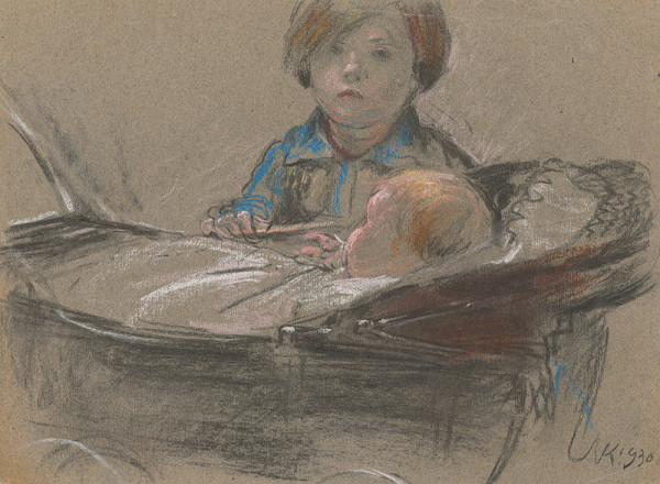 Maximilián Kurth – Jesus and the Little Children - Sketch for a Painting