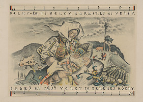 Martin Benka – Belky že mi, belky... Ilustrácia k slov.uspávanke - IV. 