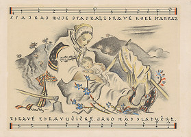 Martin Benka – Spajkaj, moje, spajkaj... Ilustrácia k slov.uspávanke - V. 