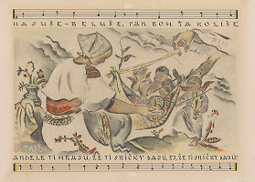 Martin Benka – Hajuše, beluše... Illustration to the Slovak Lullaby Lyrics - IX 