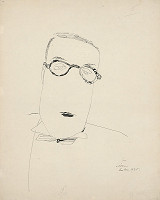 Josef Šíma – Muž s motýlikom Jean Giraudoux 