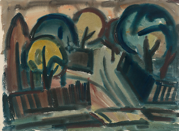 Ernest Zmeták – Krajina so stromami 