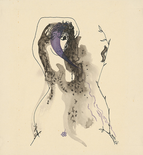 Mária Želibská – Free Drawing for Baudelaire