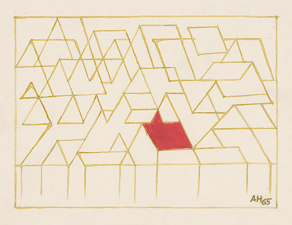 Adolf Hoffmeister – Red Roof 