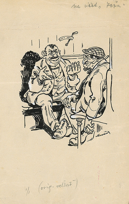 Andrej Kováčik – Satirická kresba pre časopis II. 