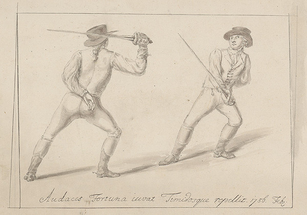 Autor z 18. storočia – Fencers