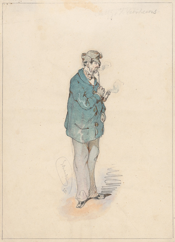 Friedrich Carl von Scheidlin – Muž s fajkou